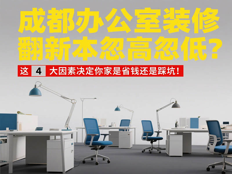 成都辦公室裝修翻新成本忽高忽低？這 4 大因素決定你家是省錢(qián)還是踩坑！